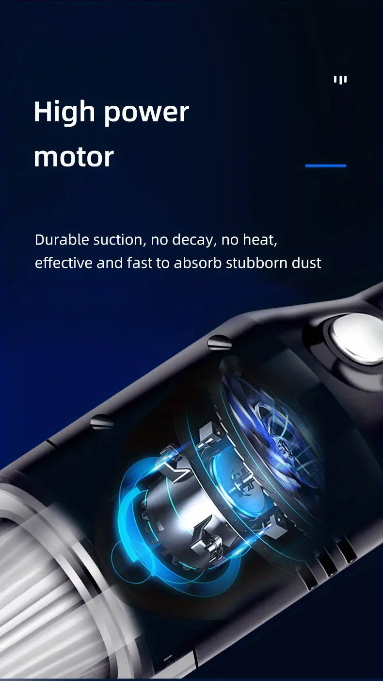 Portable High-Suction Car Vacuum