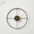 Nordic Style Iron Wall Clock for Living Room Decor
