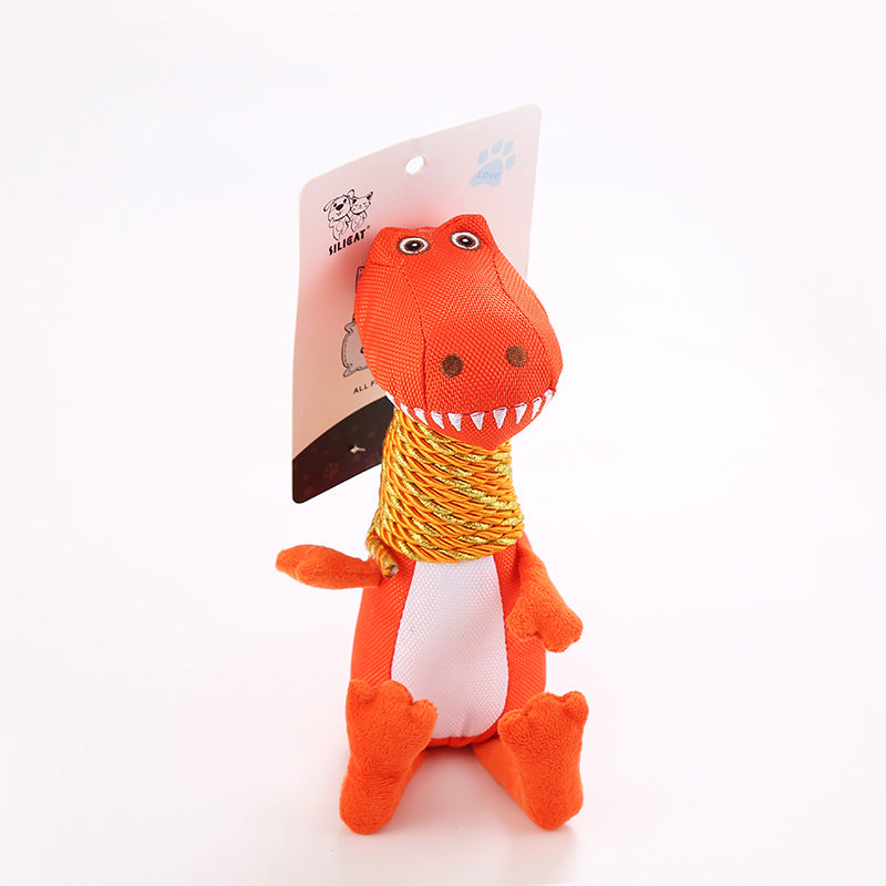 Chewy Dino Squeak Toy for Dogs