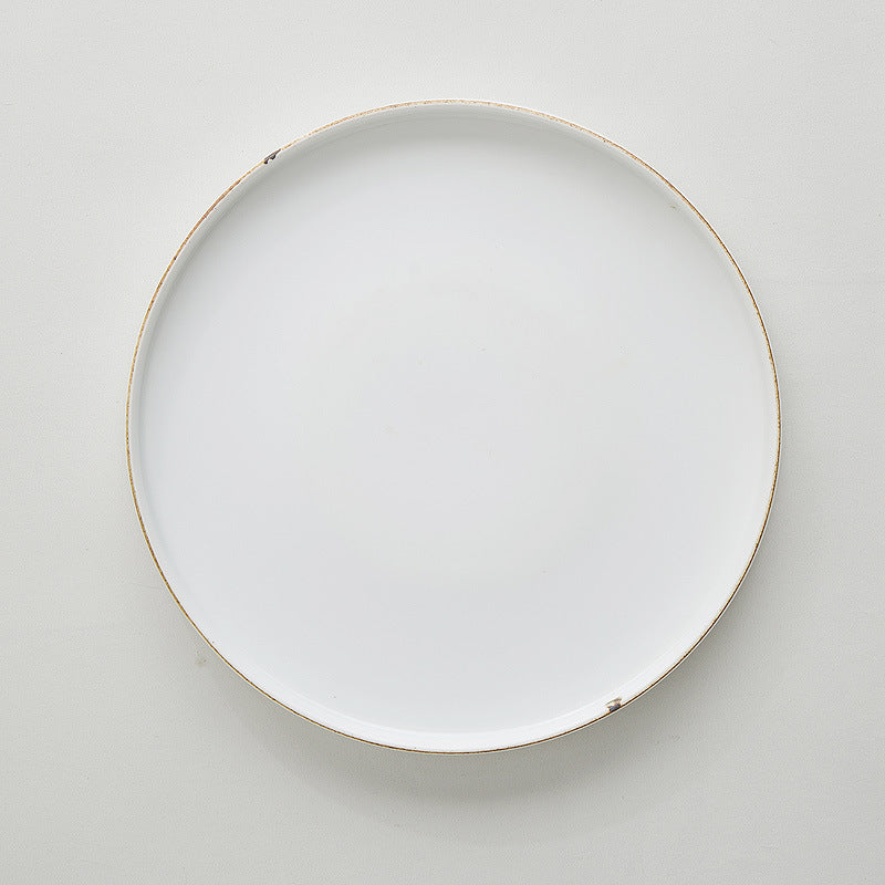 Nordic Minimalist Ceramic Tableware Set (Plate, Cup, Bowl)