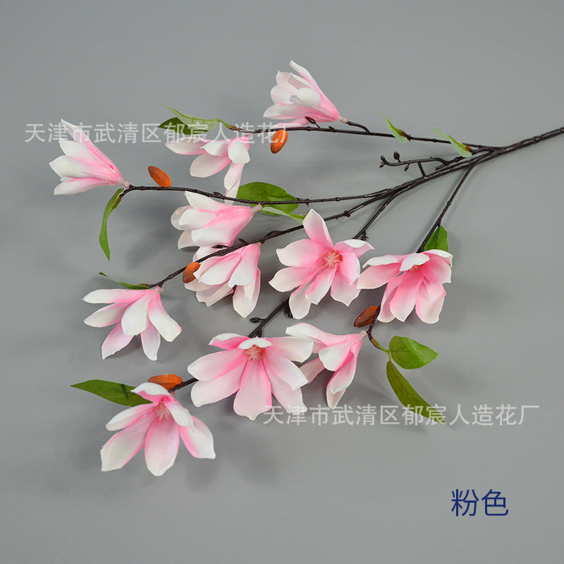 Elegant Silk Magnolia Stem for Weddings