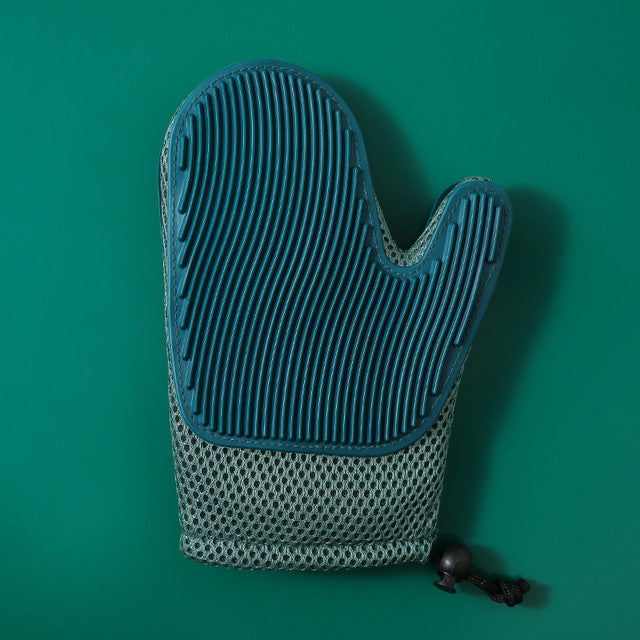 Silicone Pet Grooming Massage Gloves