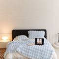 Luxury Faux Rabbit Fur Sofa Blanket