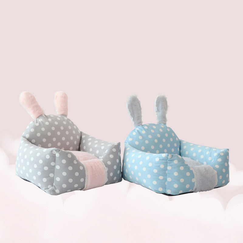 All-Season Cozy Pet Nest with Washable Cover