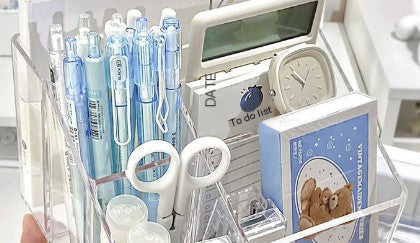 Clear Acrylic Desk Organizer