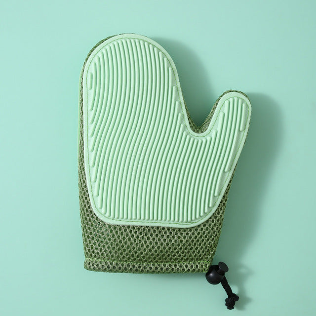 Silicone Pet Grooming Massage Gloves
