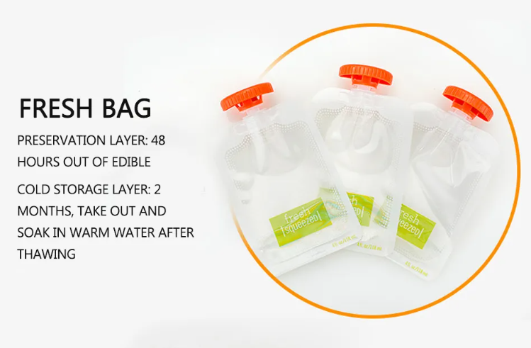 Baby Food Squeeze Station and Storage Set