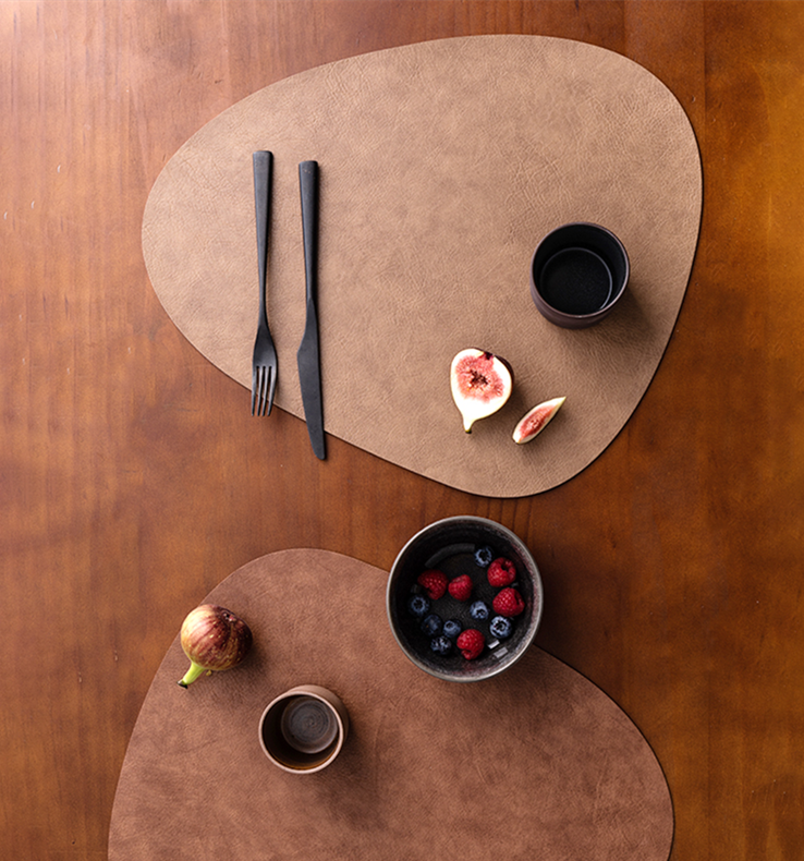 Elegant Waterproof Leather Placemat