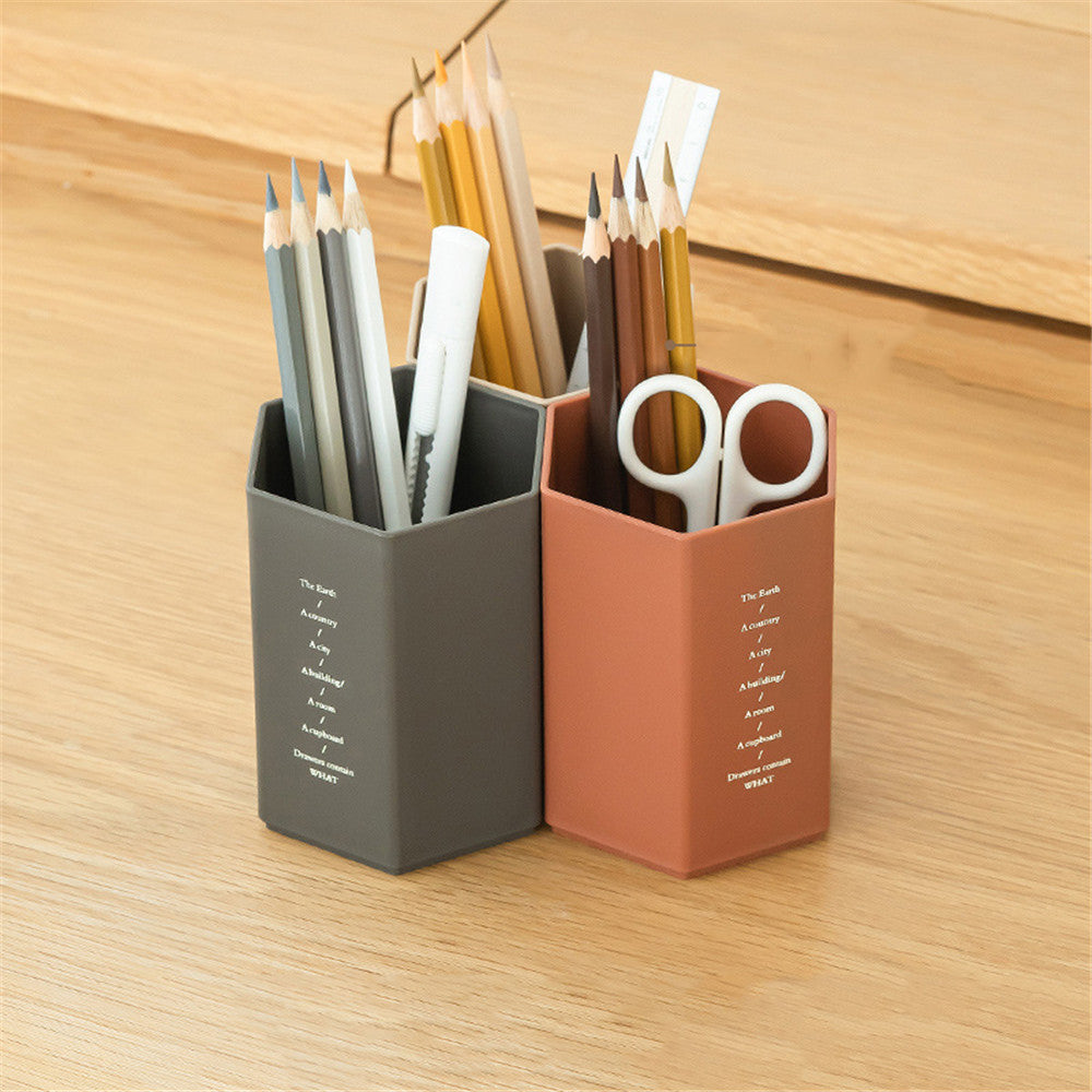Modern Functional Pen Holder for Office Desktop Storage