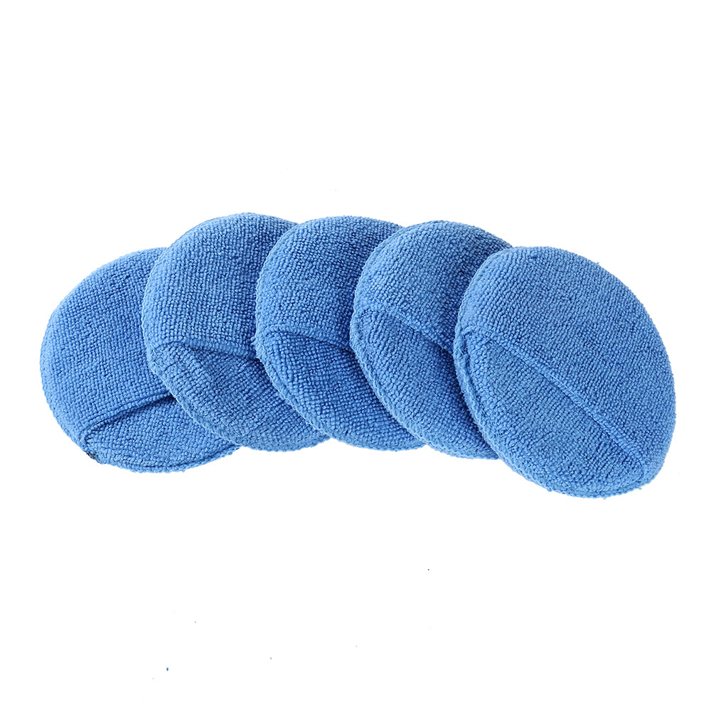 Blue Microfiber Waxing Set - 10 Pieces
