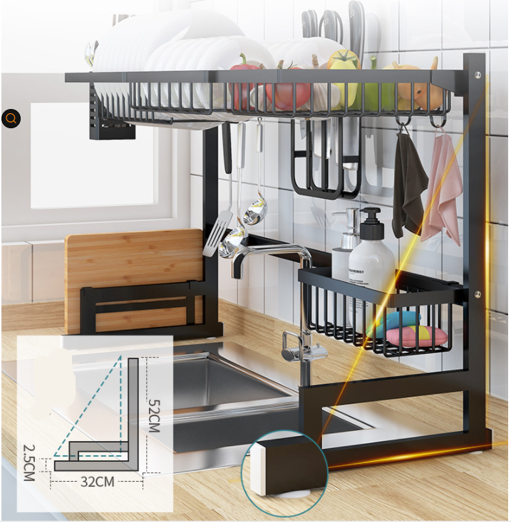 Expandable Kitchen Dish Rack