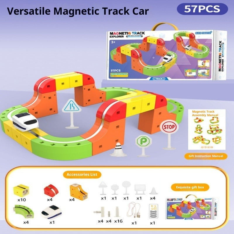 Adjustable Magnetic Track Train