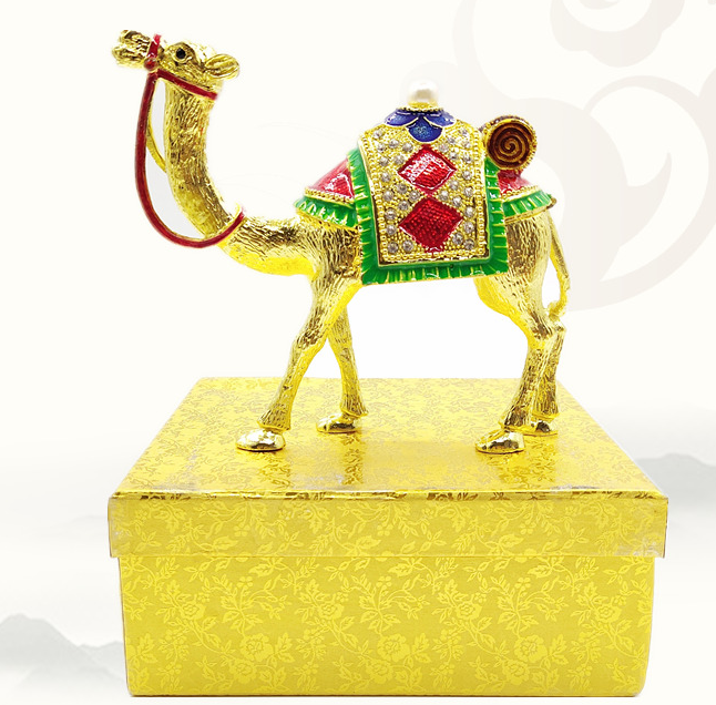 Opulent Dunhuang Camel Decor Box