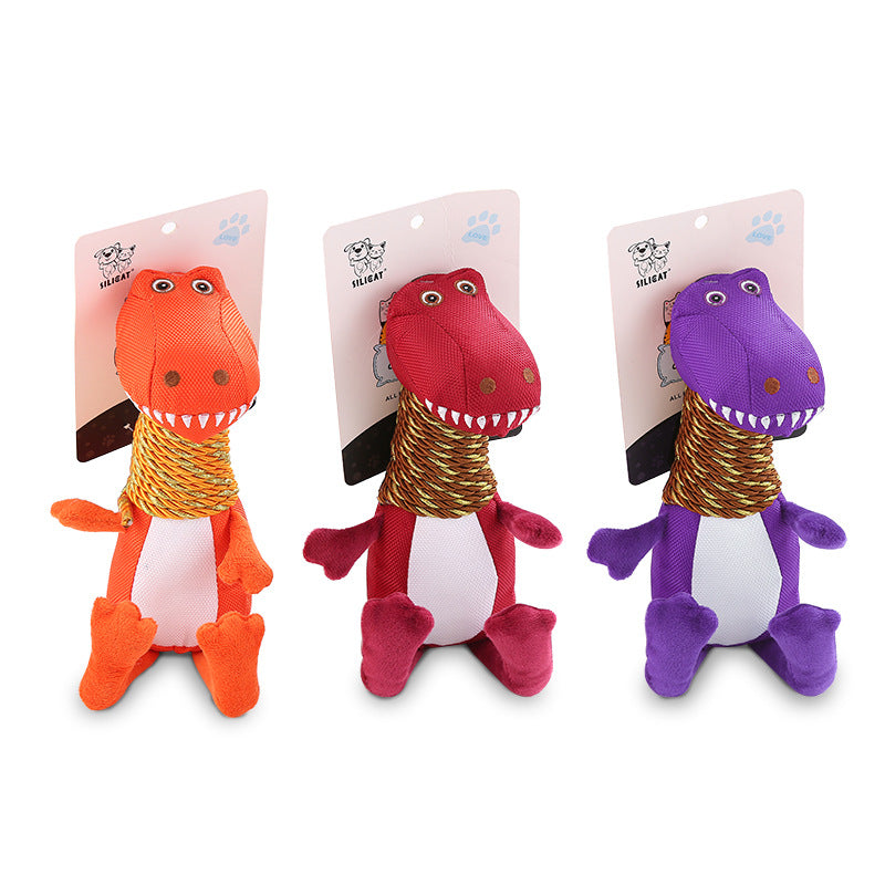 Chewy Dino Squeak Toy for Dogs