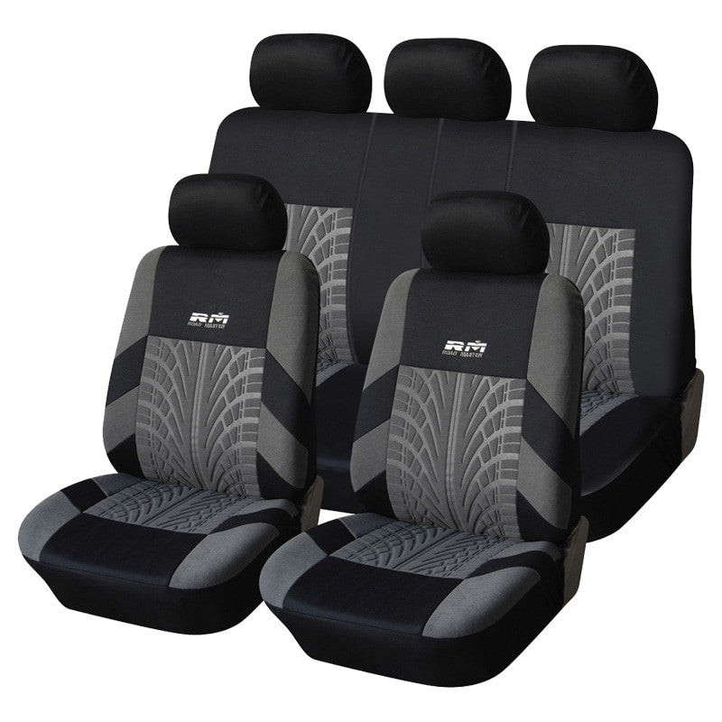 Embroidered Universal Car Seat Covers - 4 Piece