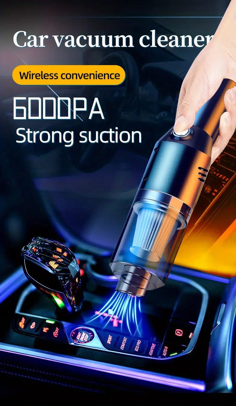 Portable High-Suction Car Vacuum