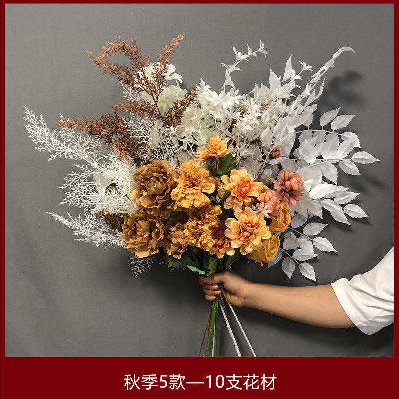 Autumn Elegance Silk Flower Bouquet