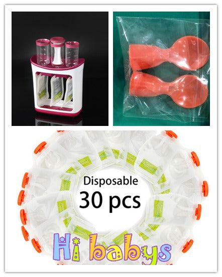 Baby Food Squeeze Station and Storage Set