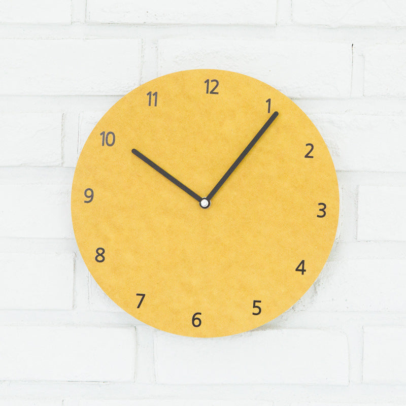 Modern Minimalist Round Silent Wall Clock for Home