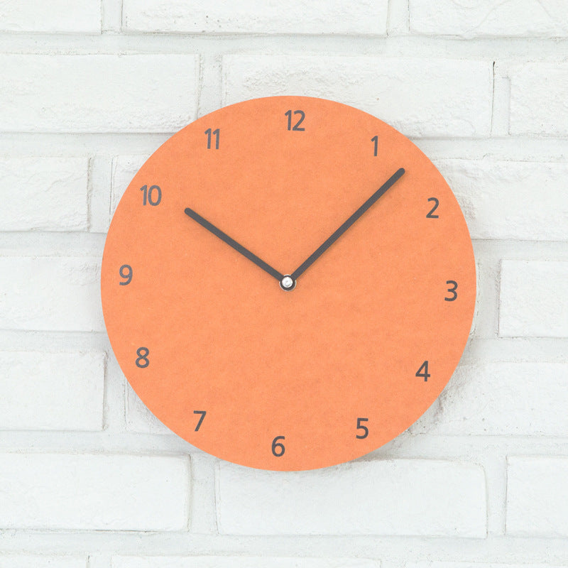 Modern Minimalist Round Silent Wall Clock for Home