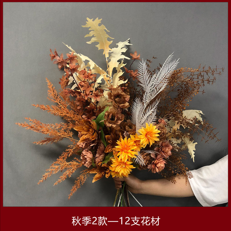 Autumn Elegance Silk Flower Bouquet