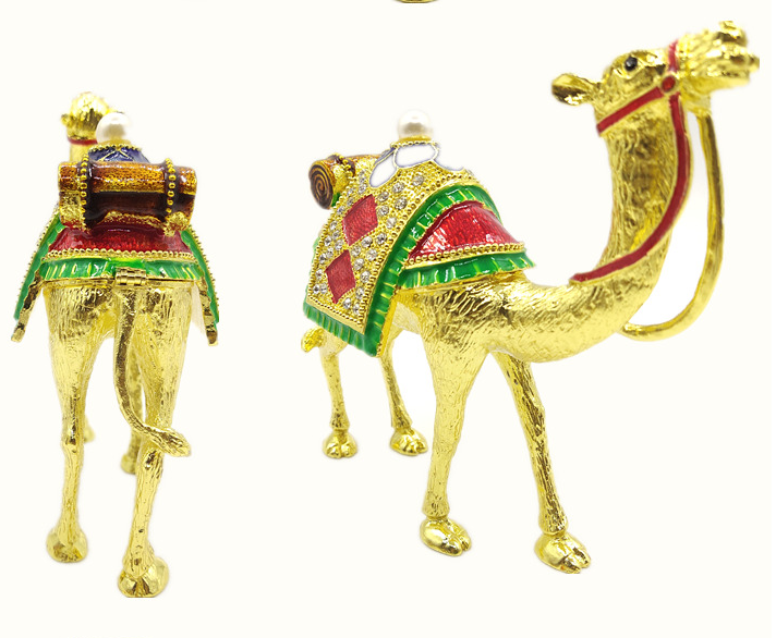 Opulent Dunhuang Camel Decor Box