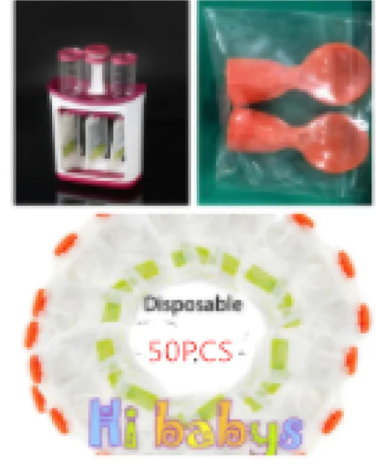 Baby Food Squeeze Station and Storage Set