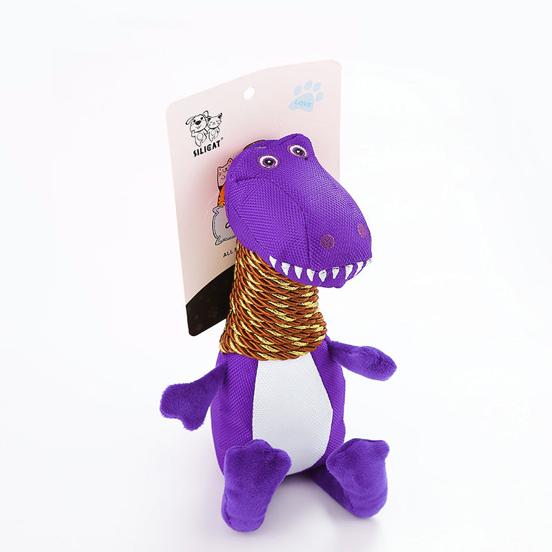 Chewy Dino Squeak Toy for Dogs