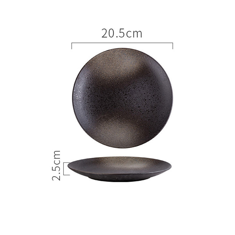 Japanese Ceramic Creative Steak Plate for Household Use