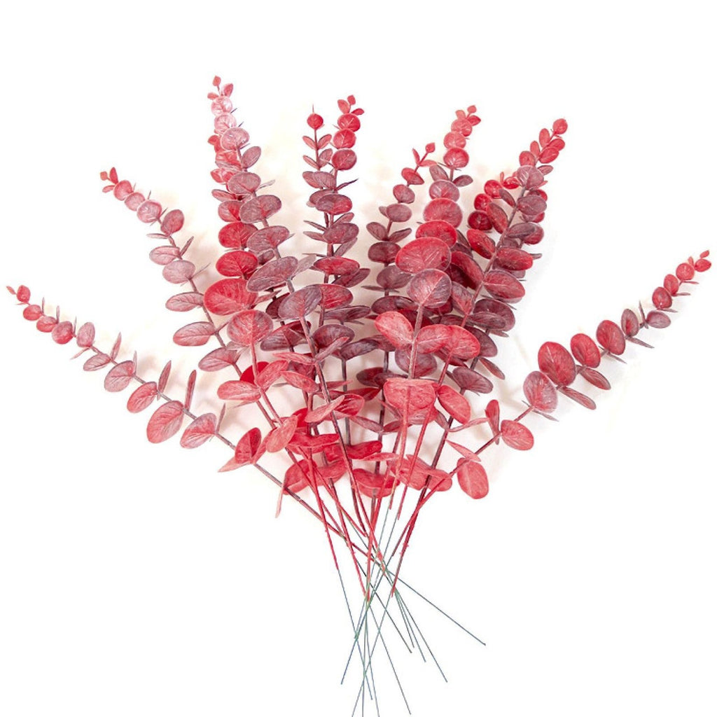 38cm Decorative Eucalyptus Leaf Accent