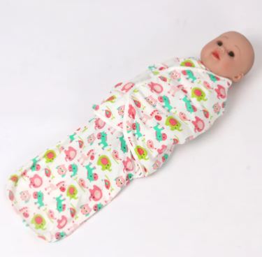 Cotton Swaddle Blanket & Hat Set | Newborn