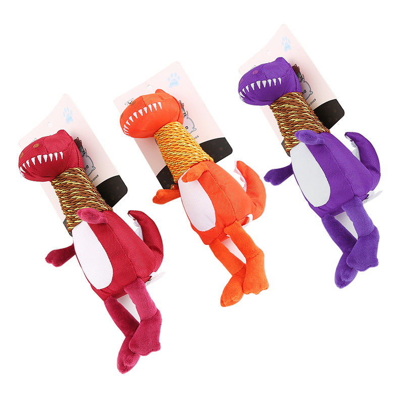 Chewy Dino Squeak Toy for Dogs