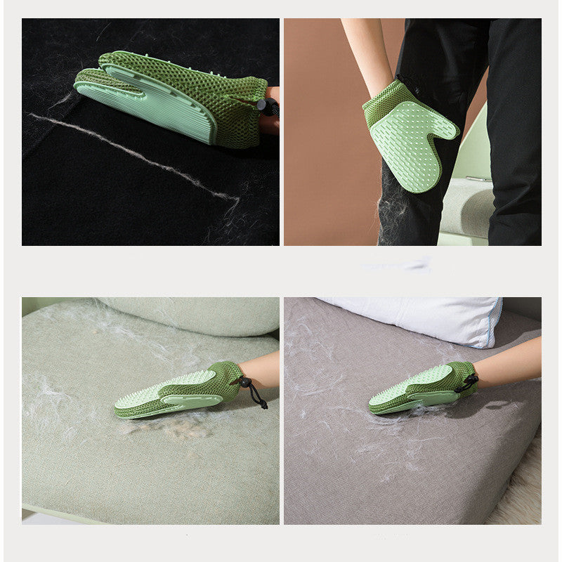 Silicone Pet Grooming Massage Gloves