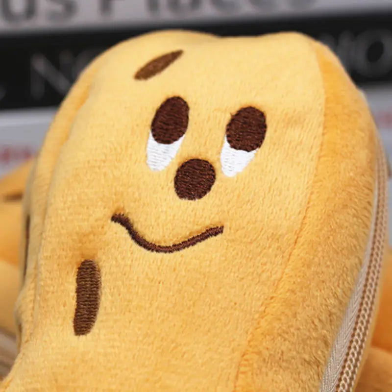 Plush Peanut Pencil Case