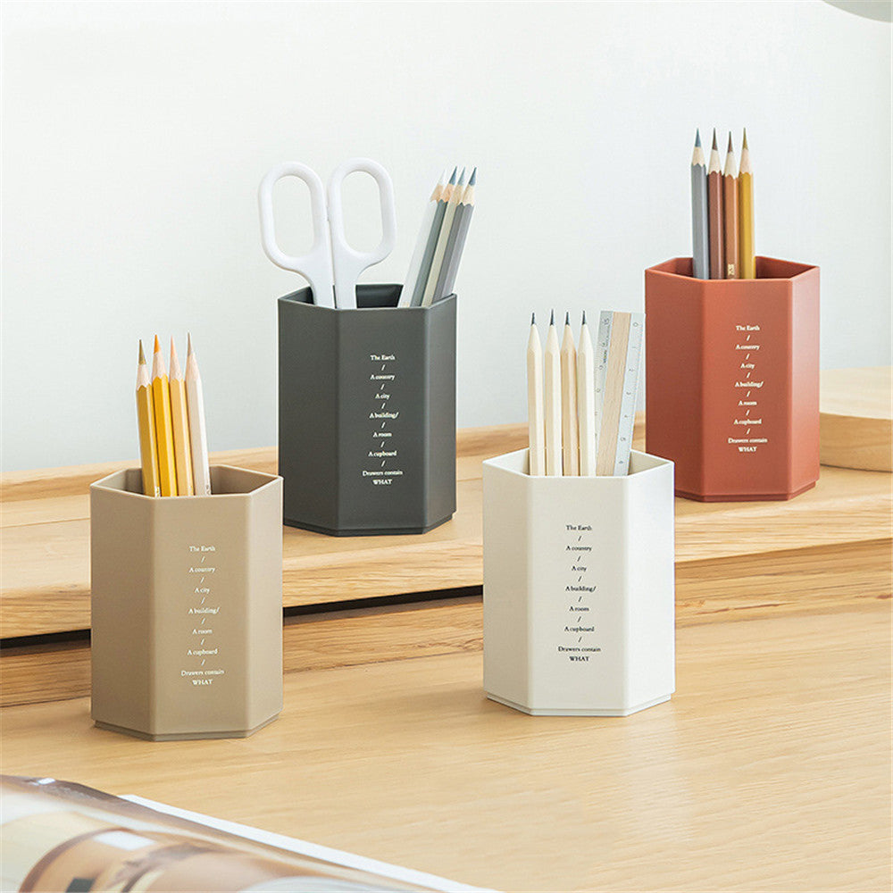 Modern Functional Pen Holder for Office Desktop Storage