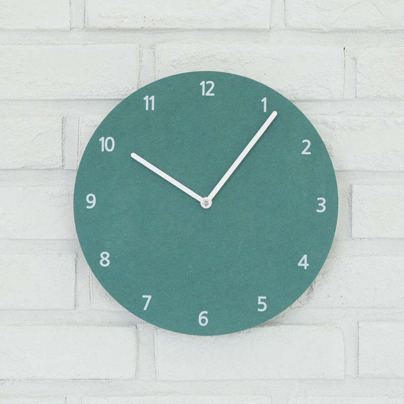 Modern Minimalist Round Silent Wall Clock for Home