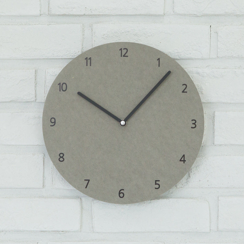 Modern Minimalist Round Silent Wall Clock for Home