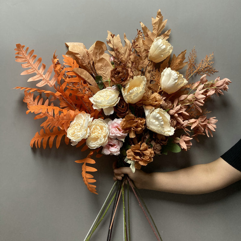 Autumn Elegance Silk Flower Bouquet