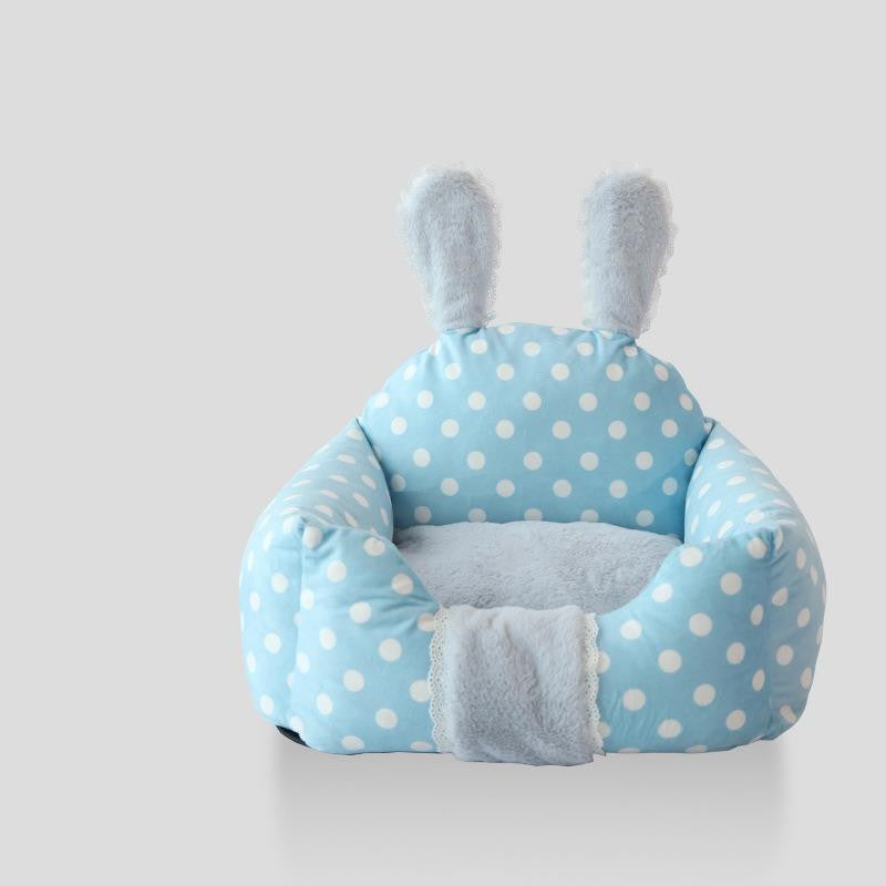 All-Season Cozy Pet Nest with Washable Cover