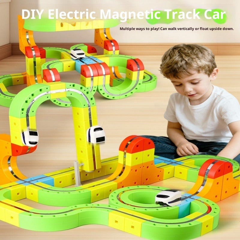 Adjustable Magnetic Track Train