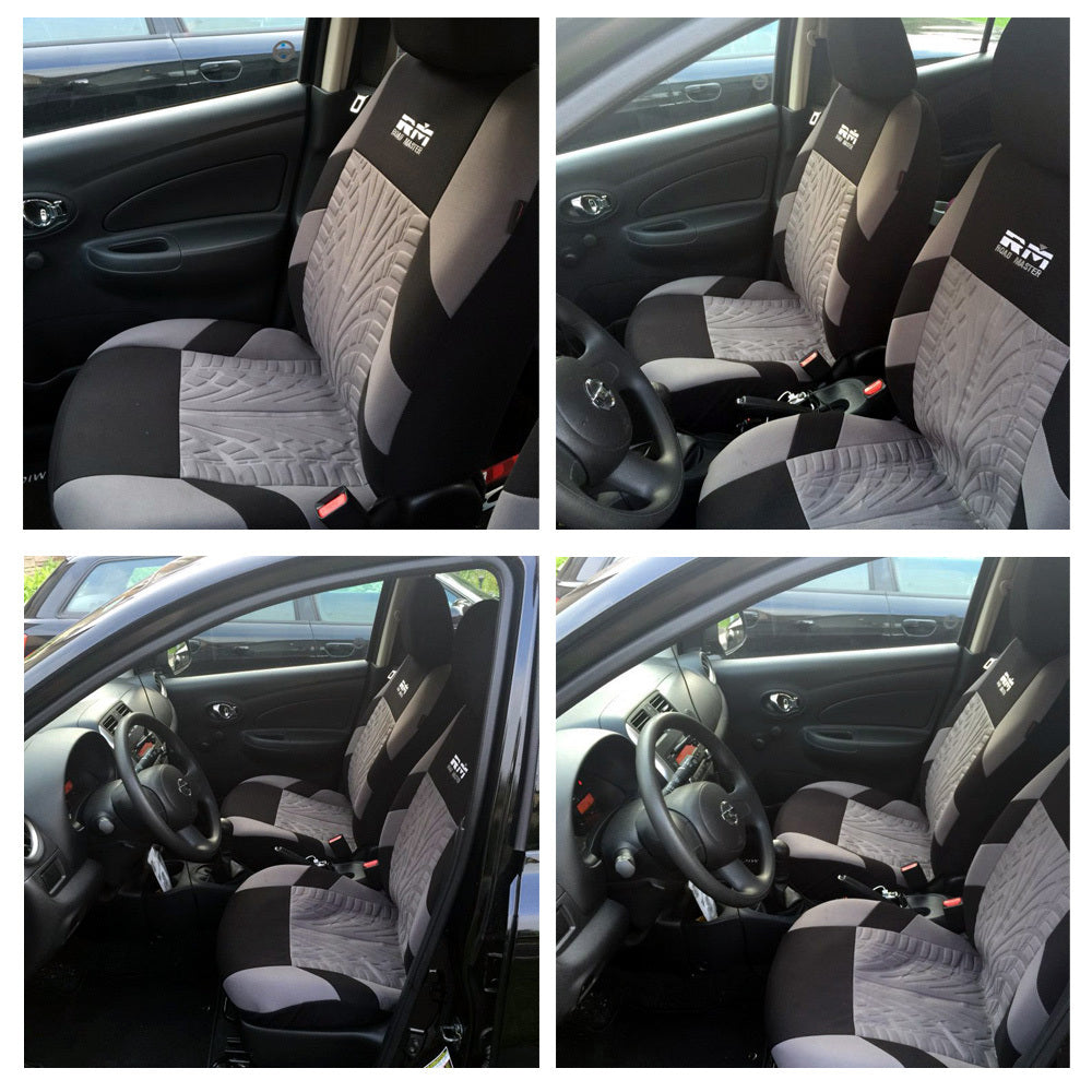 Embroidered Universal Car Seat Covers - 4 Piece