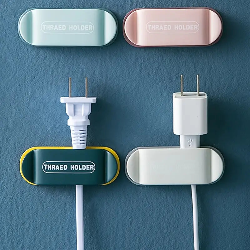 Wall Mounted Cable Holder for Home and Office (1pc)