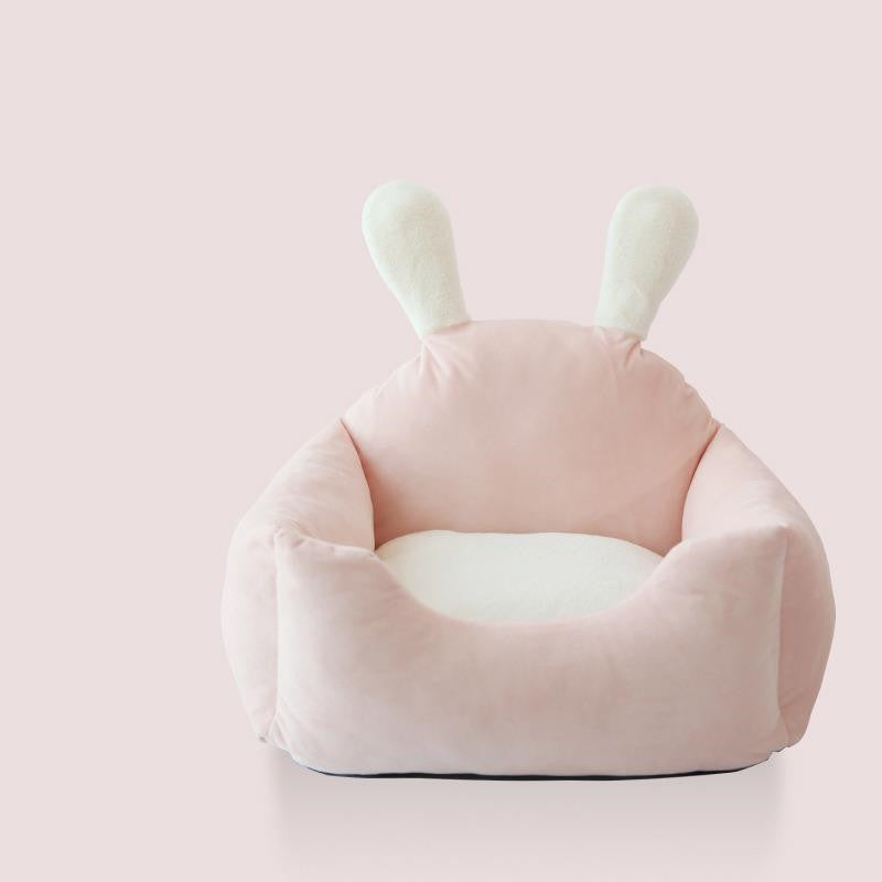 All-Season Cozy Pet Nest with Washable Cover