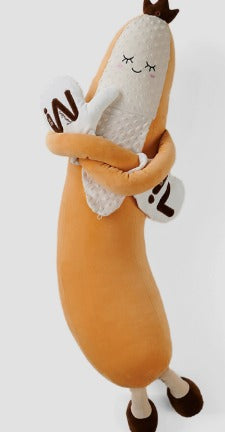 Banana King Plush Pillow Toy