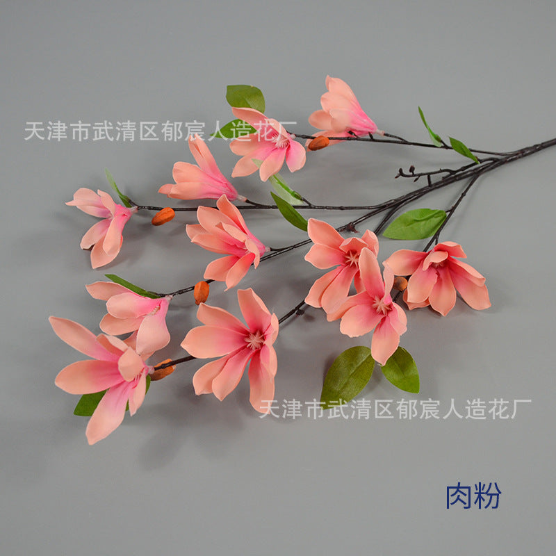Elegant Silk Magnolia Stem for Weddings