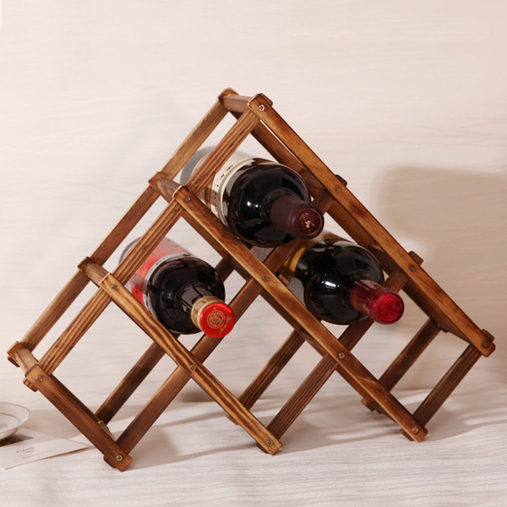Compact Elegance Wine Holder
