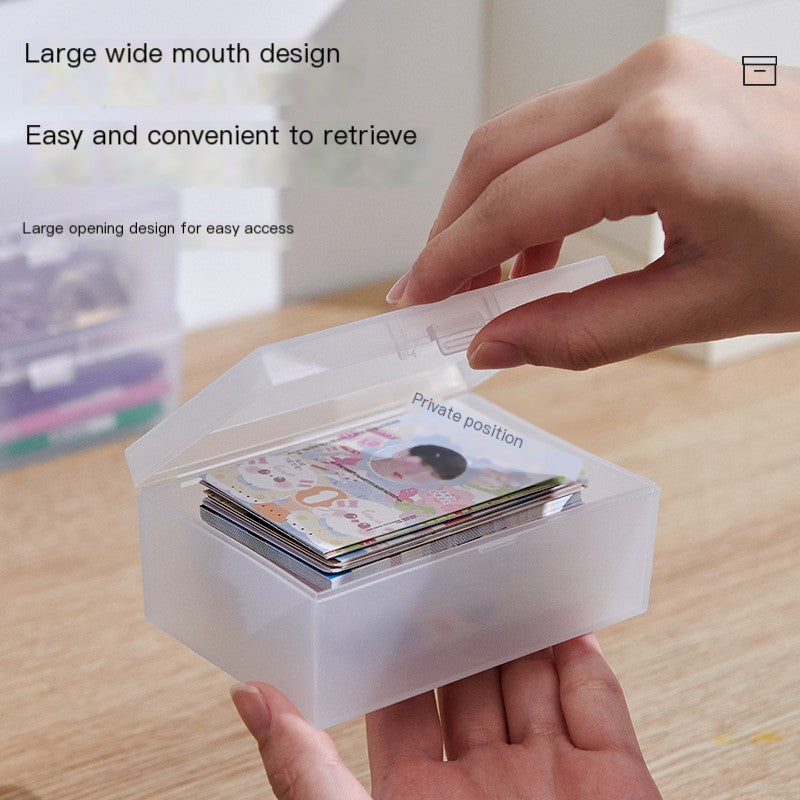 Transparent Card Storage Box for Collectible Cards