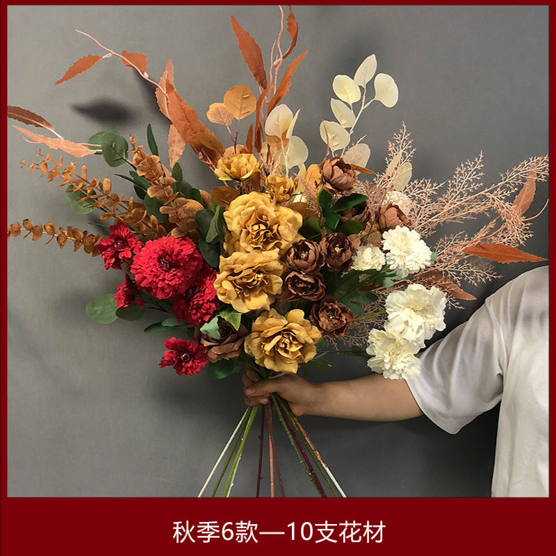 Autumn Elegance Silk Flower Bouquet