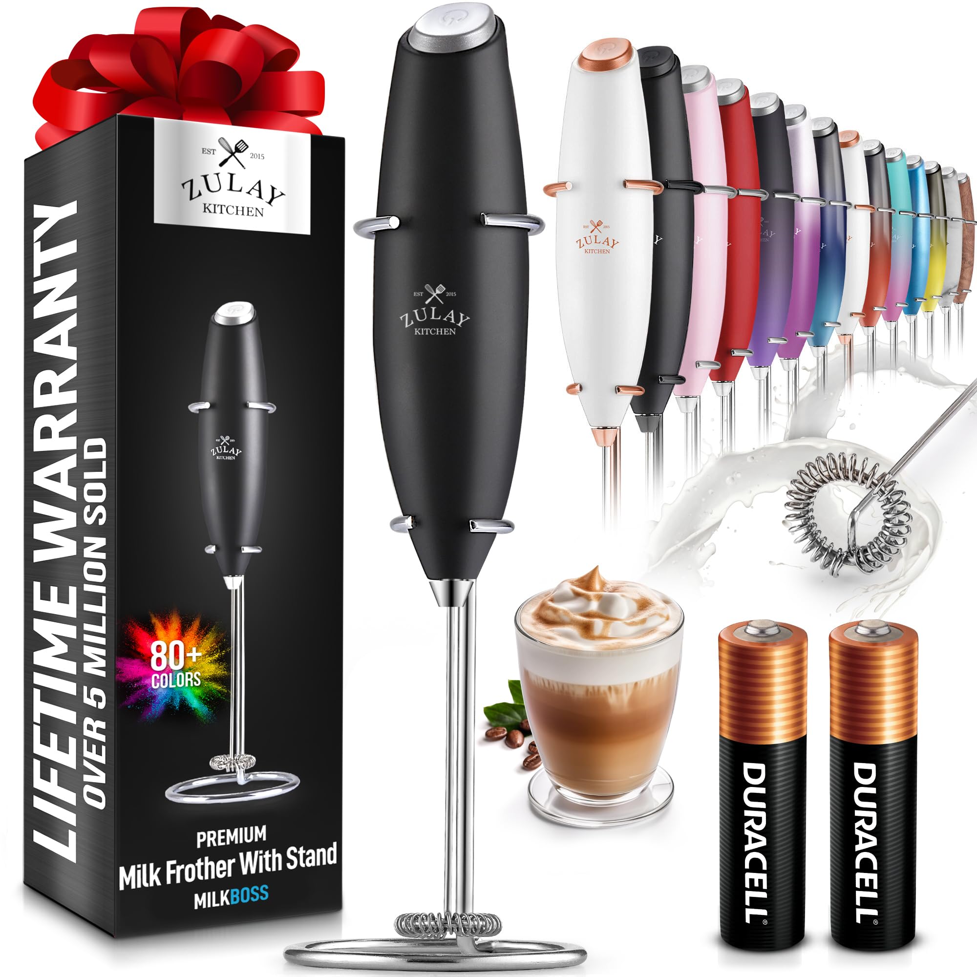 Zulay High-Speed Milk Frother Wand