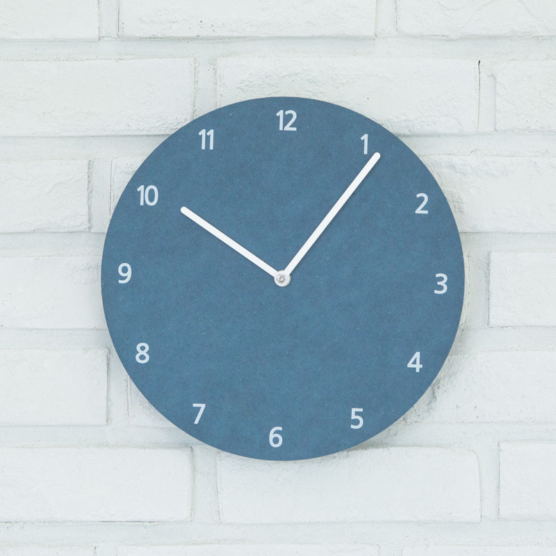 Modern Minimalist Round Silent Wall Clock for Home